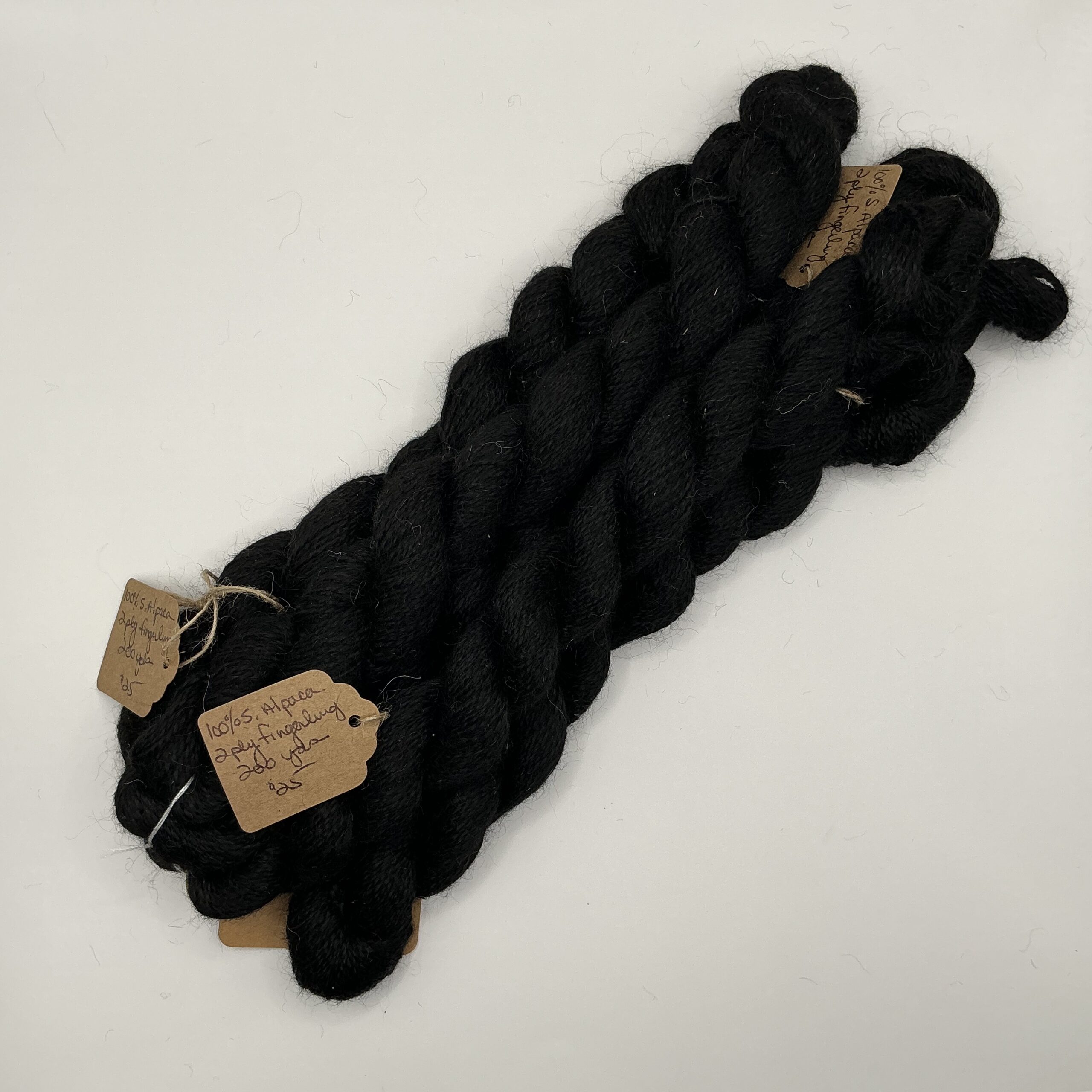 TRF #6 Alpaca : fingering, black/brown