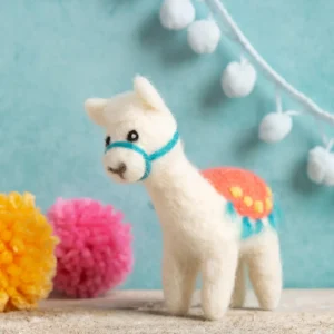 Alpaca Mini Needle Felting Kit | Beginner Craft Kit